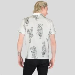 Cheetah Boogie – Vintage Cheetahs Print Shirt 11 Cheetah Boogie – Vintage Cheetahs Print Shirt -Straight To Hell che boo men w 3