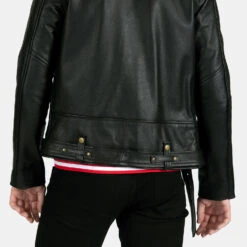 Commando – Black And Brass Leather Jacket -Straight To Hell com blk bra men 2021 w 4