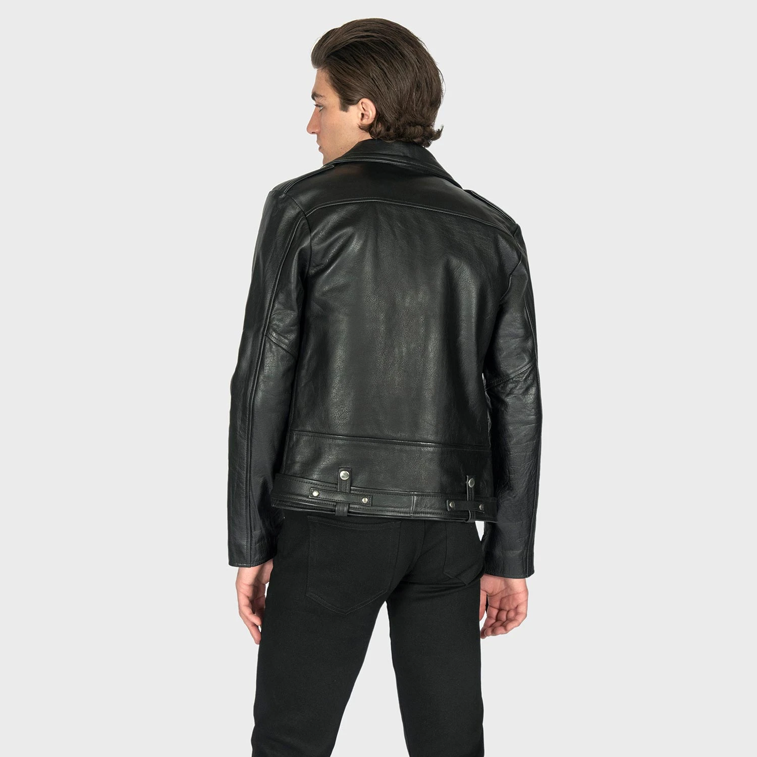 Commando – Black And Nickel – Black Lining – Leather Jacket 11 Commando – Black And Nickel – Black Lining – Leather Jacket - Image 11