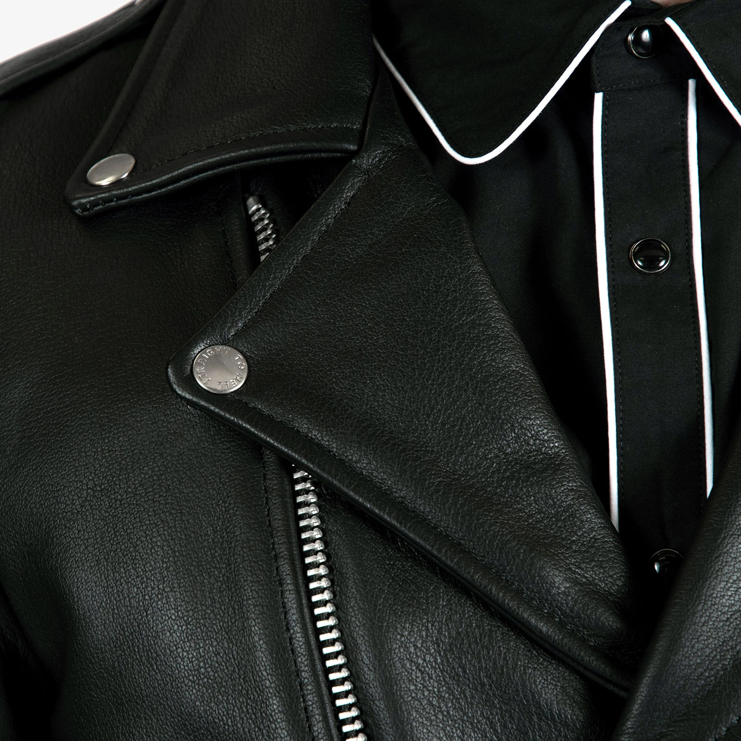 Commando – Black And Nickel Leather Jacket 9 Commando – Black And Nickel Leather Jacket - Image 9