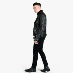 Commando – Black And Nickel Leather Jacket 16 Commando – Black And Nickel Leather Jacket -Straight To Hell com blk nic men 2021 w 2