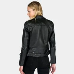 Commando – Black And Nickel Leather Jacket (Size XS, S, M, L, XL, 2XL, 3XL, 4XL, 5XL) 19 Commando – Black And Nickel Leather Jacket (Size XS, S, M, L, XL, 2XL, 3XL, 4XL, 5XL) -Straight To Hell com blk nic wom 2022 w 4
