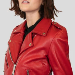 Commando – Blood Red Leather Jacket (Size XS, S, M, L, 2XL, 3XL, 4XL, 5XL) 16 Commando – Blood Red Leather Jacket (Size XS, S, M, L, 2XL, 3XL, 4XL, 5XL) -Straight To Hell com blo red wom web 3
