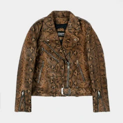 Commando – Snakeskin Leather Jacket – 15 Year Anniversary (Size S, M, L, XL, 2XL, 4XL, 5XL)