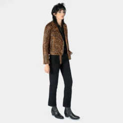 Commando – Snakeskin Leather Jacket – 15 Year Anniversary (Size S, M, L, XL, 2XL, 4XL, 5XL) -Straight To Hell com bro sna wom w 3