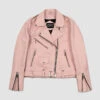 Commando – Dusty Pink Leather Jacket (Size XS, M)