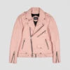 Commando – Dusty Pink Leather Jacket (Size 36S, 36, 38S, 38)