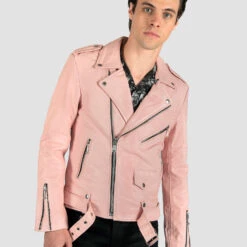 Commando – Dusty Pink Leather Jacket (Size 36S, 36, 38S, 38) 13 Commando – Dusty Pink Leather Jacket (Size 36S, 36, 38S, 38) -Straight To Hell com dus pin w 6