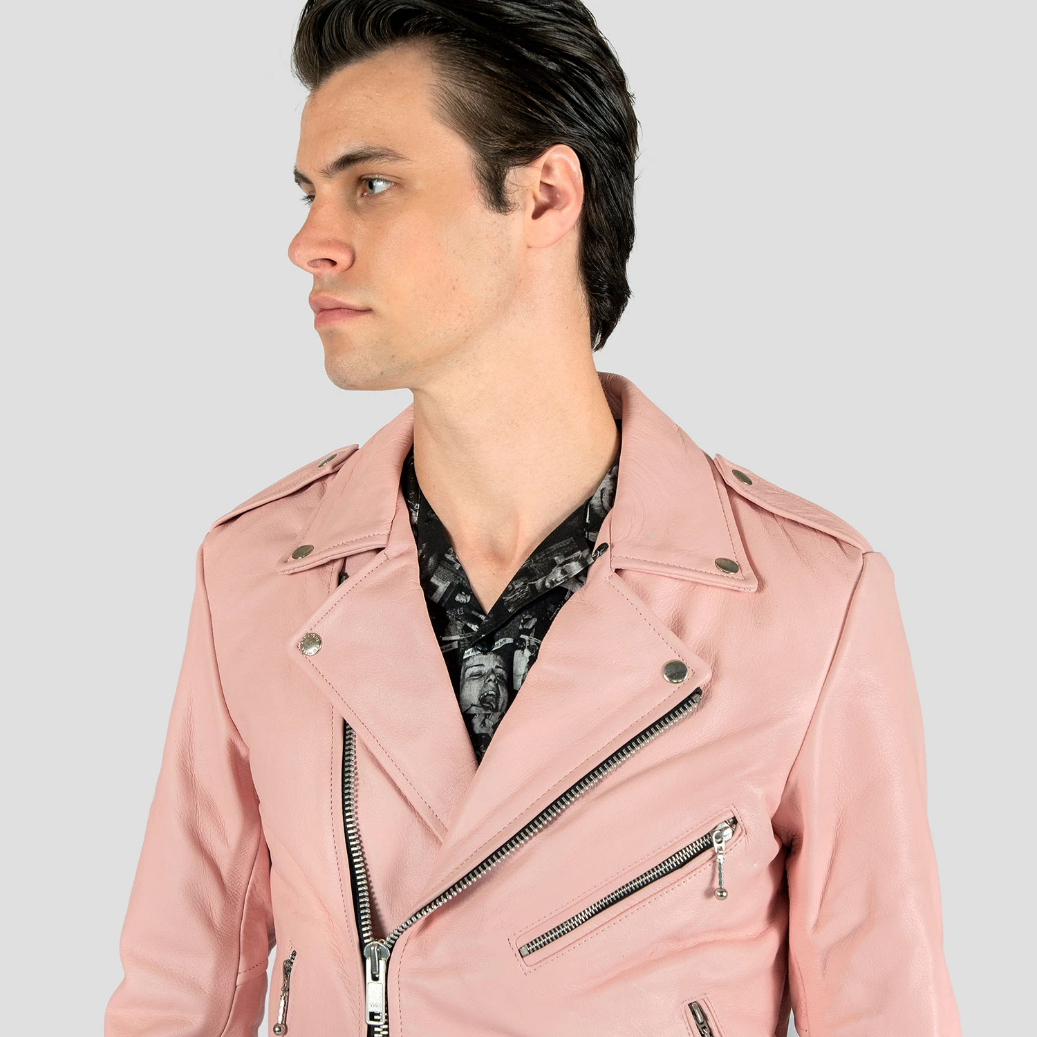 Commando – Dusty Pink Leather Jacket (Size 36S, 36, 38S, 38) 8 Commando – Dusty Pink Leather Jacket (Size 36S, 36, 38S, 38) - Image 8