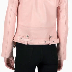 Commando – Dusty Pink Leather Jacket (Size XS, M) -Straight To Hell com dus pin wom w 4