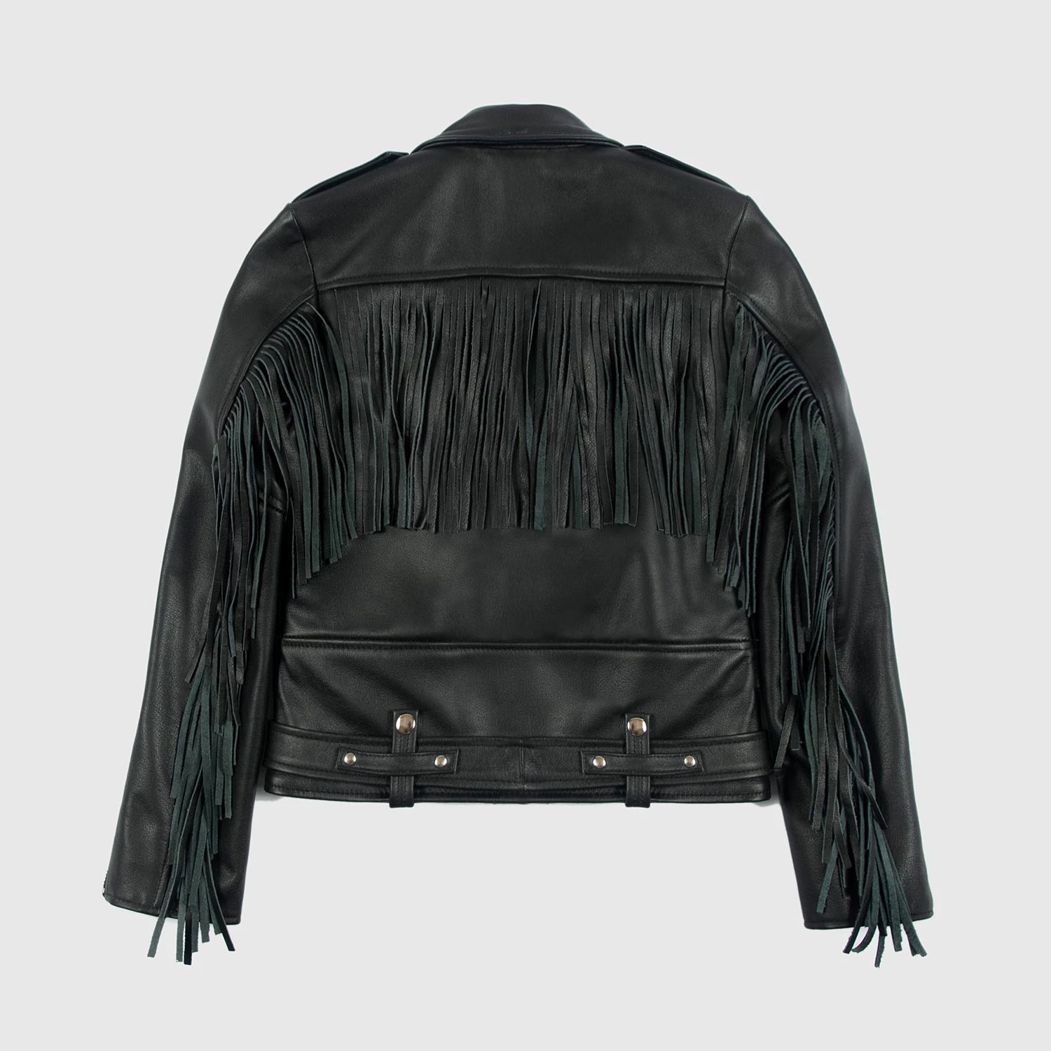 Commando Fringe – Leather Jacket With Fringe (Size XS, S, M, L, XL, 2XL, 3XL, 4XL, 5XL) 10 Commando Fringe – Leather Jacket With Fringe (Size XS, S, M, L, XL, 2XL, 3XL, 4XL, 5XL) - Image 10