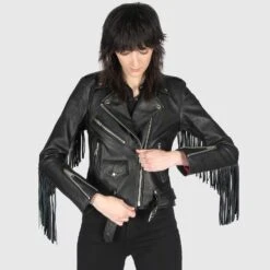 Commando Fringe – Leather Jacket With Fringe (Size XS, S, M, L, XL, 2XL, 3XL, 4XL, 5XL) 16 Commando Fringe – Leather Jacket With Fringe (Size XS, S, M, L, XL, 2XL, 3XL, 4XL, 5XL) -Straight To Hell com fri wom w 8