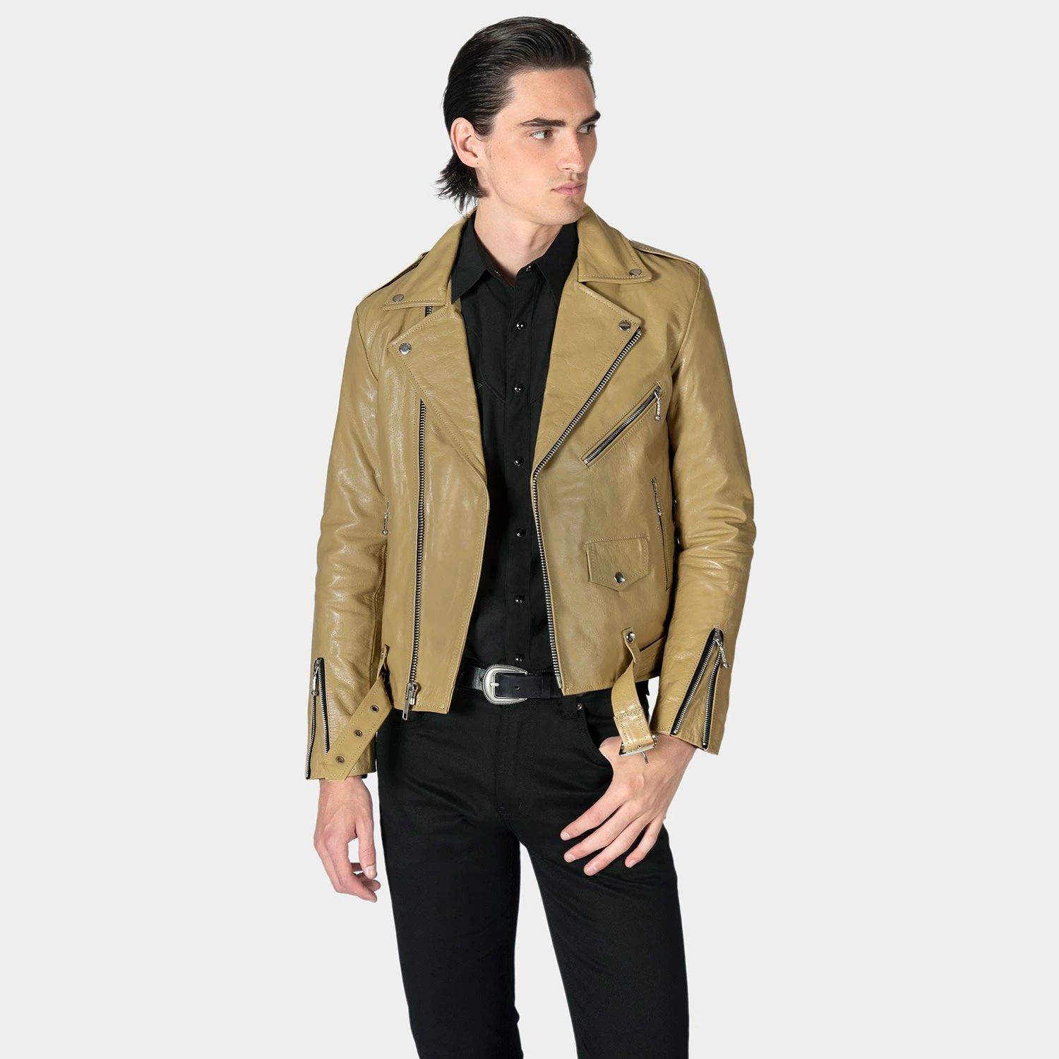 Commando – Prairie Sand Leather Jacket – 15 Year Anniversary (Size 34S, 34, 36S, 36, 38S, 38, 40, 42, 44, 46, 48, 50, 52, 54) 3 Commando – Prairie Sand Leather Jacket – 15 Year Anniversary (Size 34S, 34, 36S, 36, 38S, 38, 40, 42, 44, 46, 48, 50, 52, 54) - Image 3