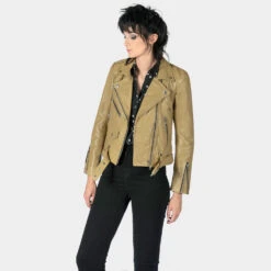 Commando – Prairie Sand Leather Jacket – 15 Year Anniversary (Size XS, S, M, L, XL, 2XL, 3XL, 4XL, 5XL) -Straight To Hell com pra san wom w 6