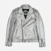 Commando – Silver Leather Jacket (Size 34, 36S, 36, 48, 54)
