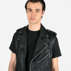 Commando Vest – Leather Vest 15 Commando Vest – Leather Vest -Straight To Hell com ves w 4