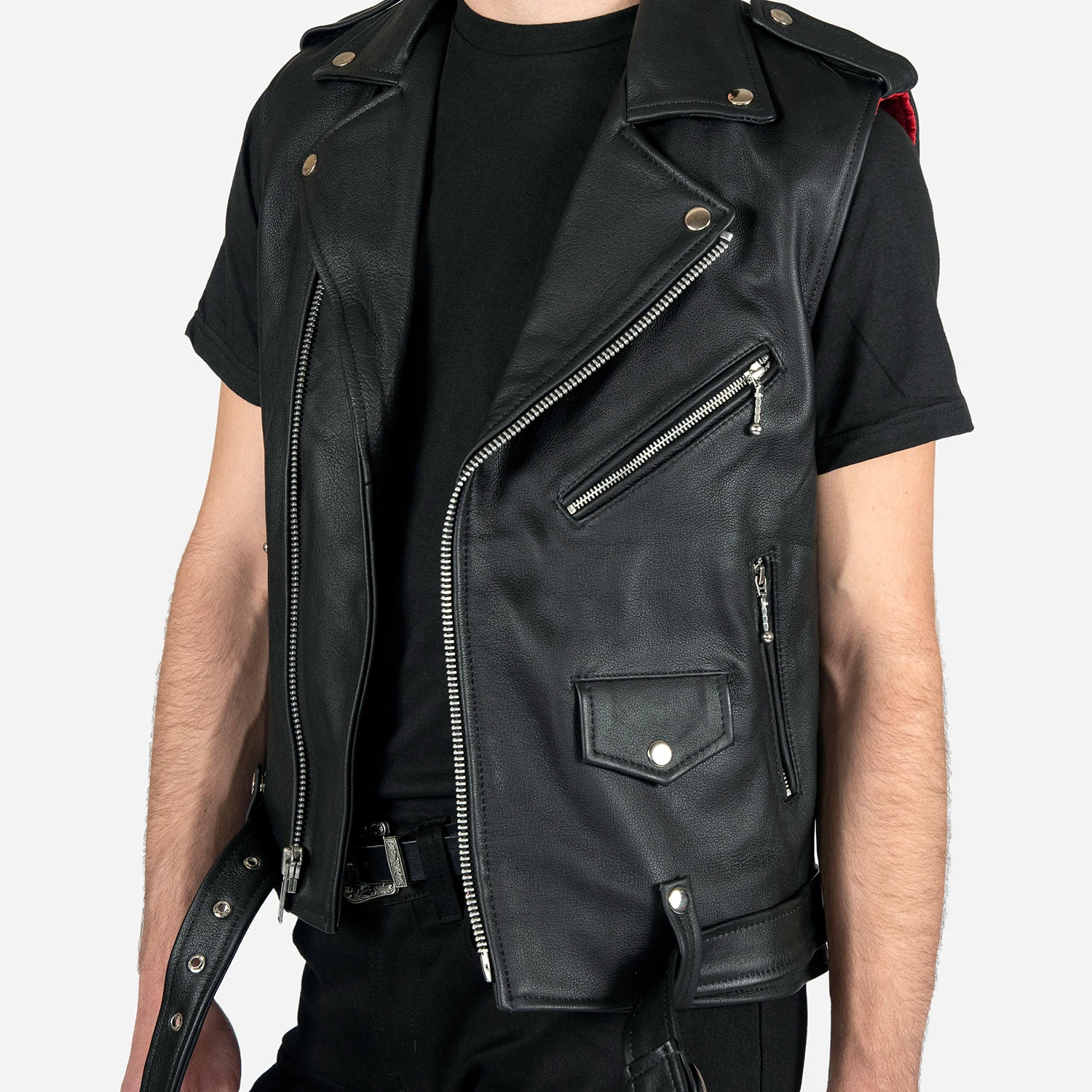 Commando Vest – Leather Vest 7 Commando Vest – Leather Vest - Image 7