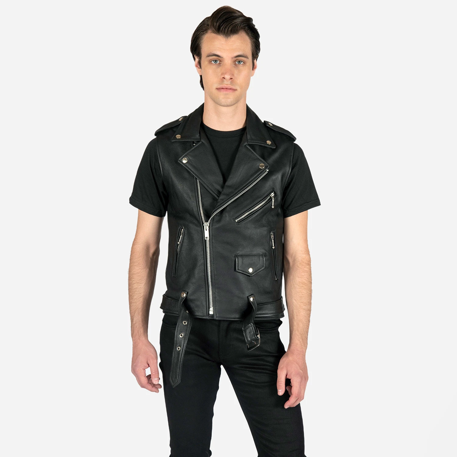 Commando Vest – Leather Vest 3 Commando Vest – Leather Vest - Image 3