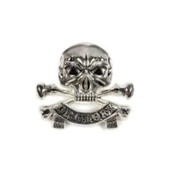 Death Or Glory – Brooch With Onyx Eyes