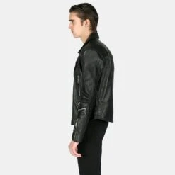 Defector – Black And Nickel Leather Jacket 20 Defector – Black And Nickel Leather Jacket -Straight To Hell def blk nic men 2022 w 6