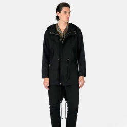 Defender – Black Fishtail Parka -Straight To Hell def blk w 12