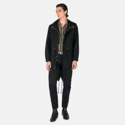 Defender – Black Fishtail Parka -Straight To Hell def blk w 7