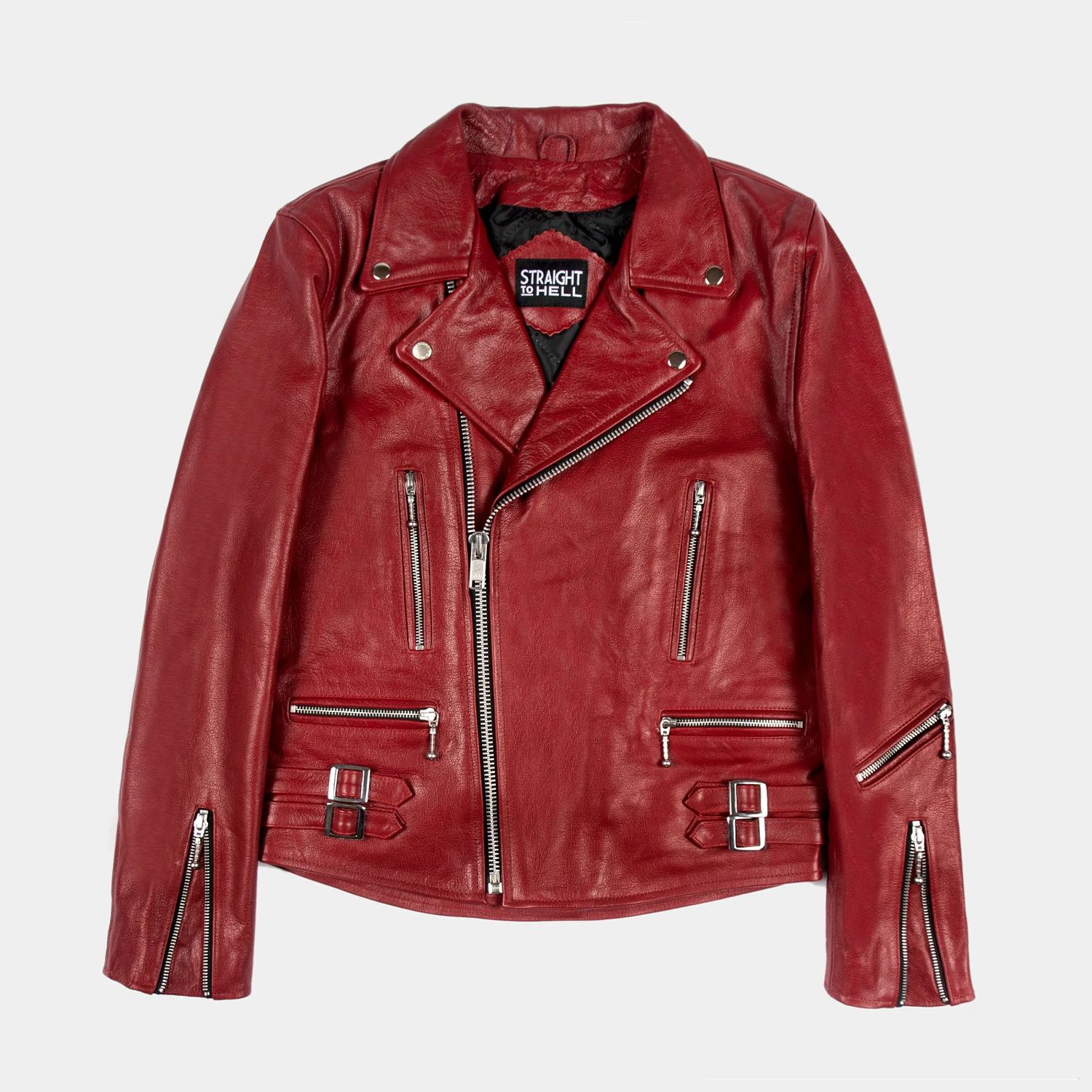 Defector – Burgundy Leather Jacket 1 Defector – Burgundy Leather Jacket