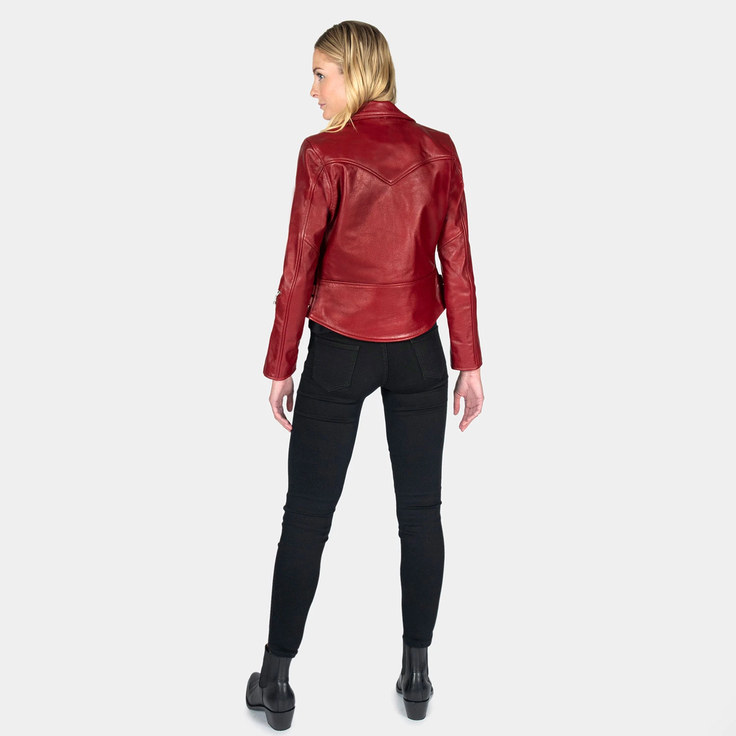 Defector – Burgundy Leather Jacket (Size XS, S, M, L, XL, 2XL, 3XL, 4XL, 5XL) 10 Defector – Burgundy Leather Jacket (Size XS, S, M, L, XL, 2XL, 3XL, 4XL, 5XL) - Image 10