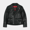 Defector – Black And Nickel Leather Jacket