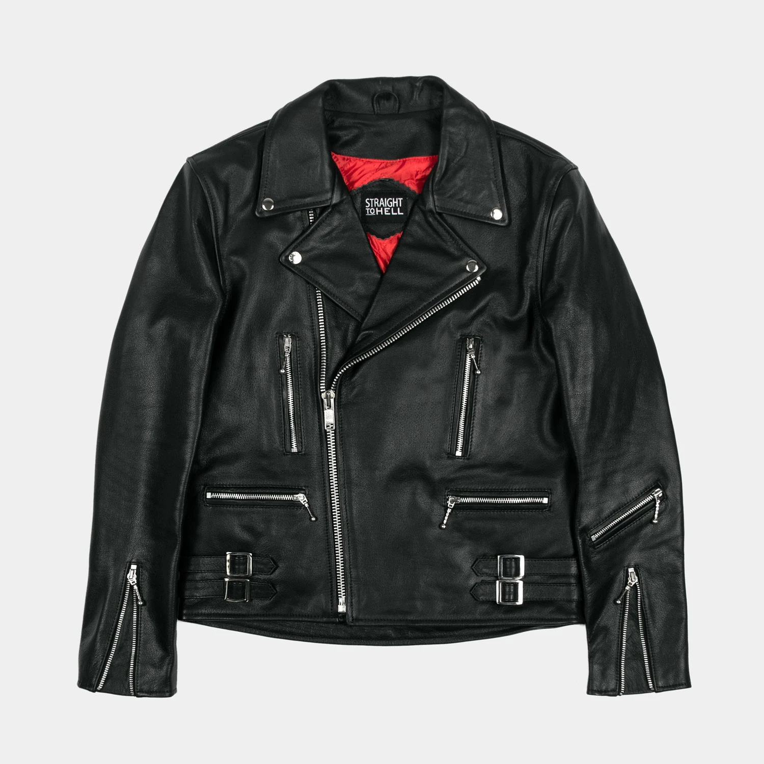 Defector – Black And Nickel Leather Jacket 1 Defector – Black And Nickel Leather Jacket