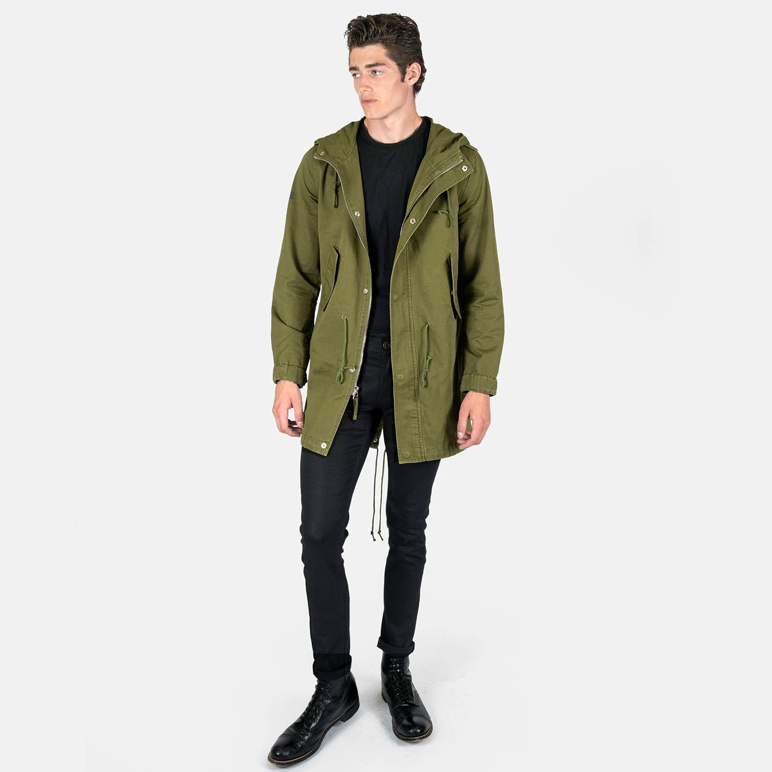 Defender – Green Fishtail Parka 7 Defender – Green Fishtail Parka - Image 7