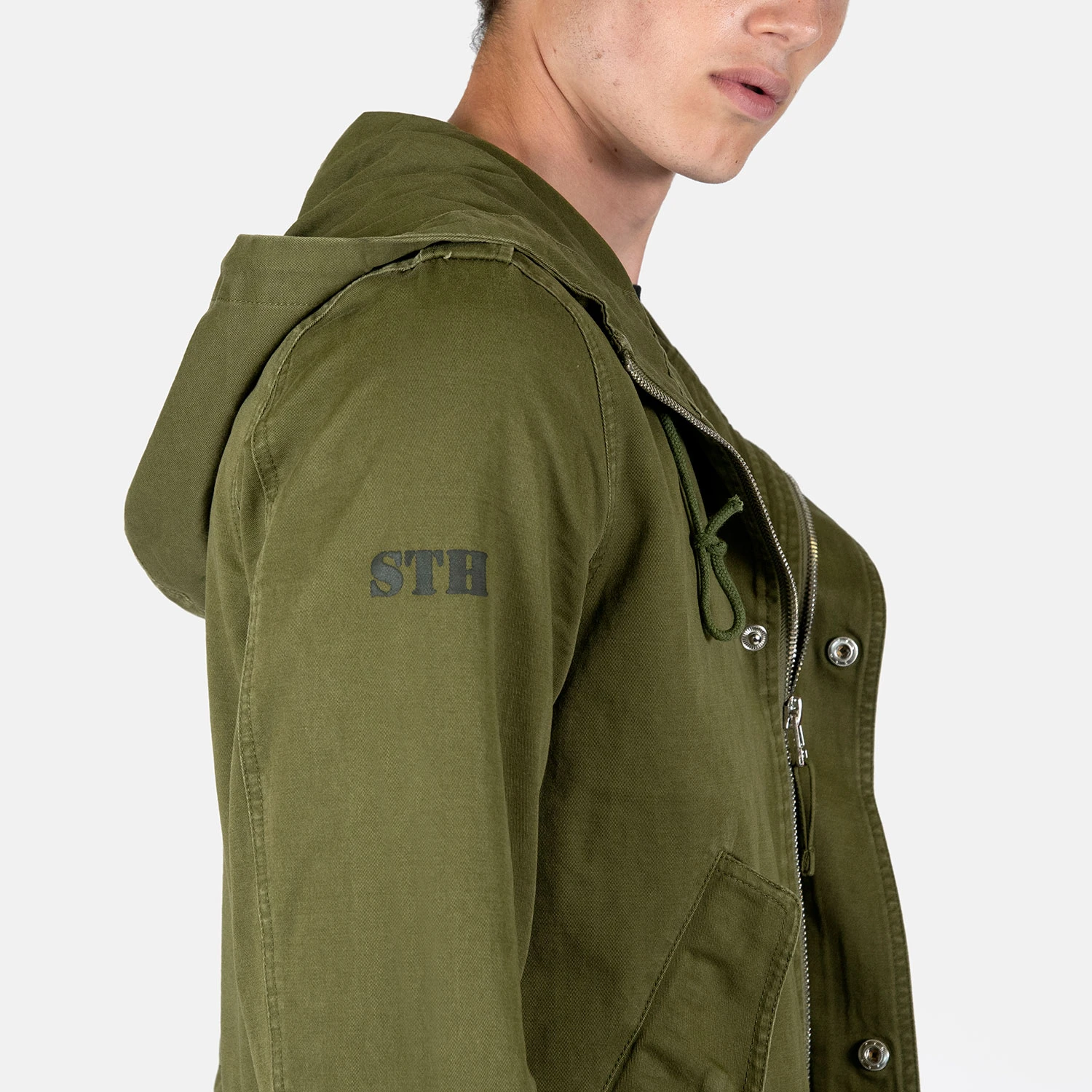 Defender – Green Fishtail Parka 9 Defender – Green Fishtail Parka - Image 9