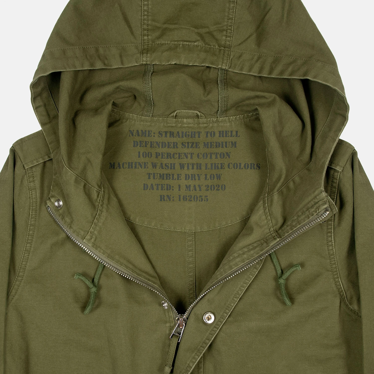 Defender – Green Fishtail Parka 5 Defender – Green Fishtail Parka - Image 5