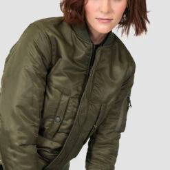 Del Bomber – Black And Green Reversible Flight Jacket 24 Del Bomber – Black And Green Reversible Flight Jacket -Straight To Hell del bomber blk grn web 14