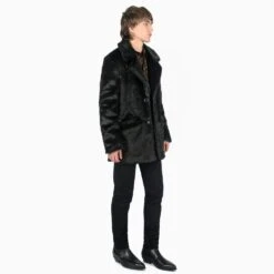 DeVille – Black Faux Fur Coat 17 DeVille – Black Faux Fur Coat -Straight To Hell dev blk men w 3