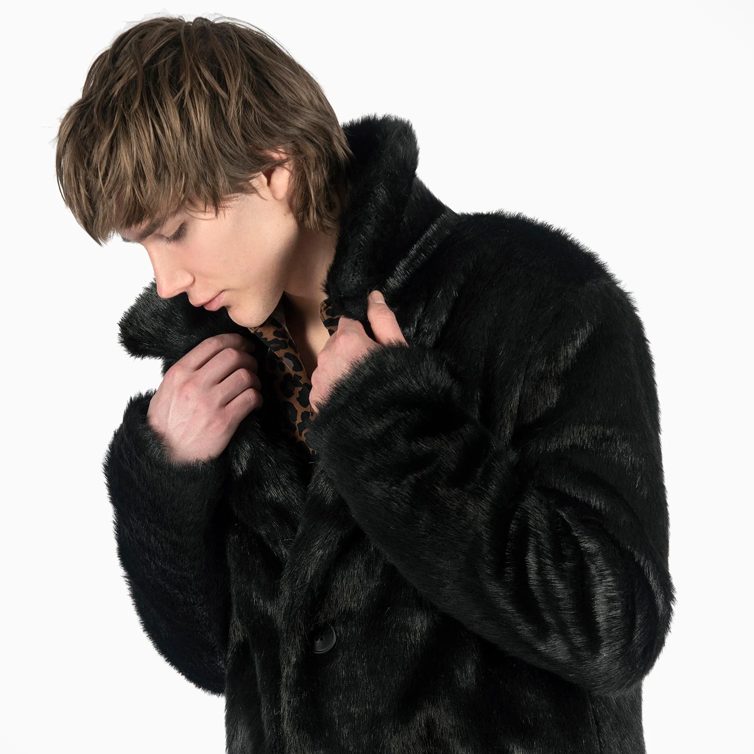 DeVille – Black Faux Fur Coat 9 DeVille – Black Faux Fur Coat - Image 9