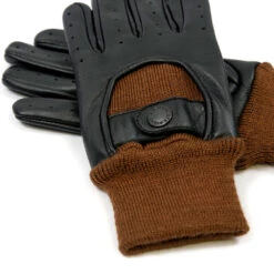 Dillon – Lined Leather Gloves (Size M) -Straight To Hell dil blk brn wom web 1