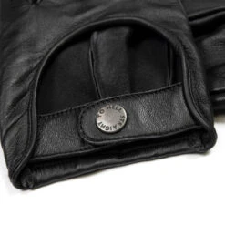 Dillon – Leather Gloves (Size XS, M, L) -Straight To Hell dillon blk unlined women detail web