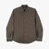 Dragging The Line – Brown And Black Striped Shirt (Size XS, S, M, L, XL, 2XL, 3XL, 4XL)