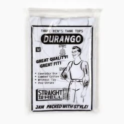 Durango – 3-Pack Of Tank Top Undershirts -Straight To Hell dur wht w 7