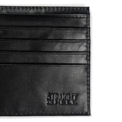 Ellison – Black Leather Billfold Wallet -Straight To Hell ell blk w 2