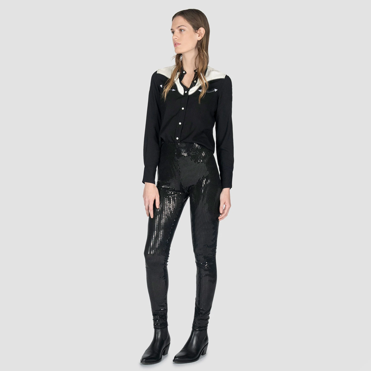 Fever – Disco Black Leggings (Size 25, 26, 27, 28, 29, 30, 31, 32) 2 Fever – Disco Black Leggings (Size 25, 26, 27, 28, 29, 30, 31, 32) - Image 2