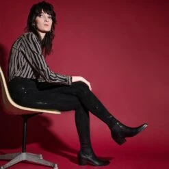 Fever – Disco Black Leggings (Size 25, 26, 27, 28, 29, 30, 31, 32) -Straight To Hell fev blkl thumb