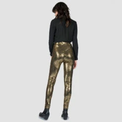 Fever – Disco Gold Leggings (Size 25, 26, 27, 28, 29, 30, 31, 32, 33) -Straight To Hell fev gol w 4