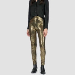 Fever – Disco Gold Leggings (Size 25, 26, 27, 28, 29, 30, 31, 32, 33)