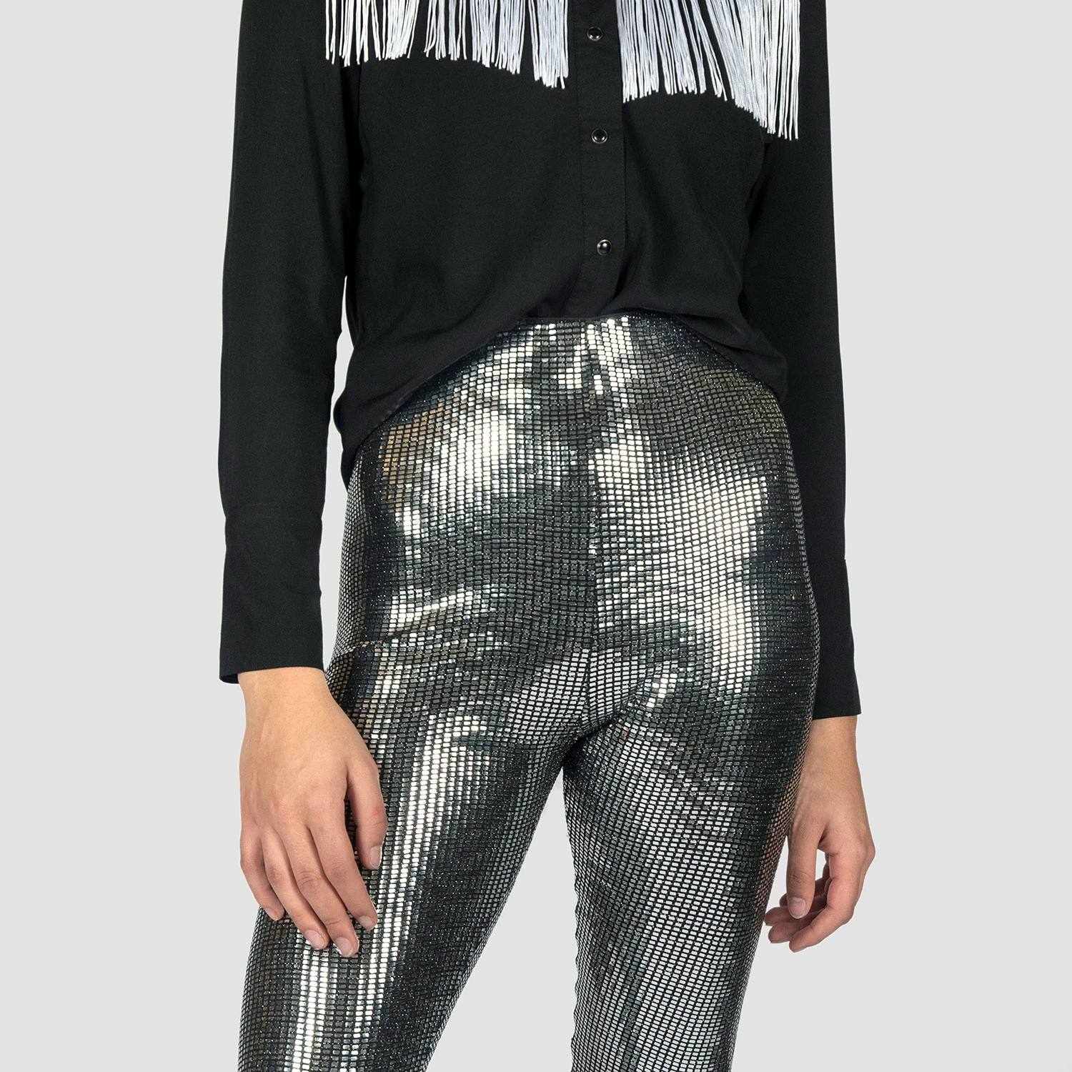 Fever – Disco Silver Leggings (Size 25, 26, 27, 28, 29, 33) 7 Fever – Disco Silver Leggings (Size 25, 26, 27, 28, 29, 33) - Image 7
