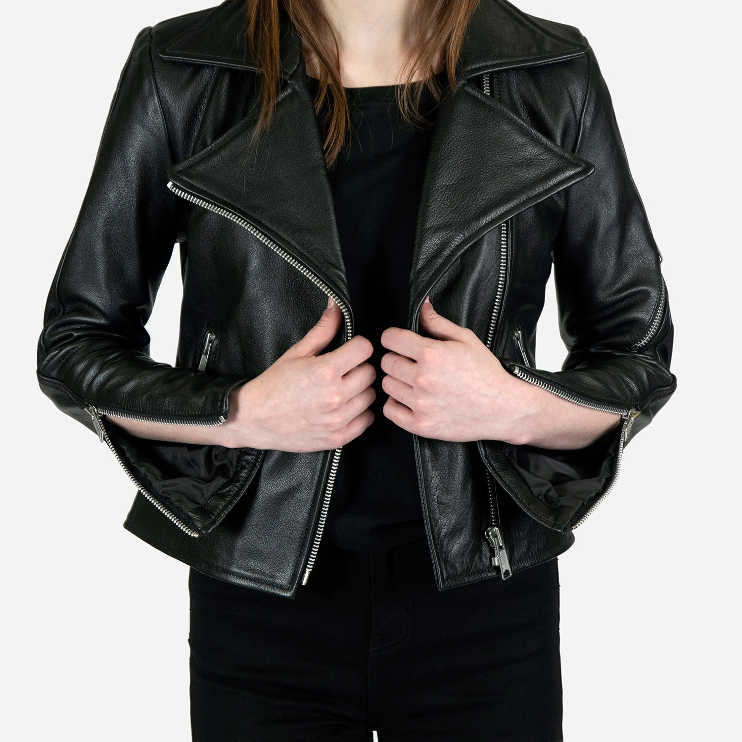 Flash – Leather Jacket (Size XS, S, L, 2XL, 3XL) 5 Flash – Leather Jacket (Size XS, S, L, 2XL, 3XL) - Image 5