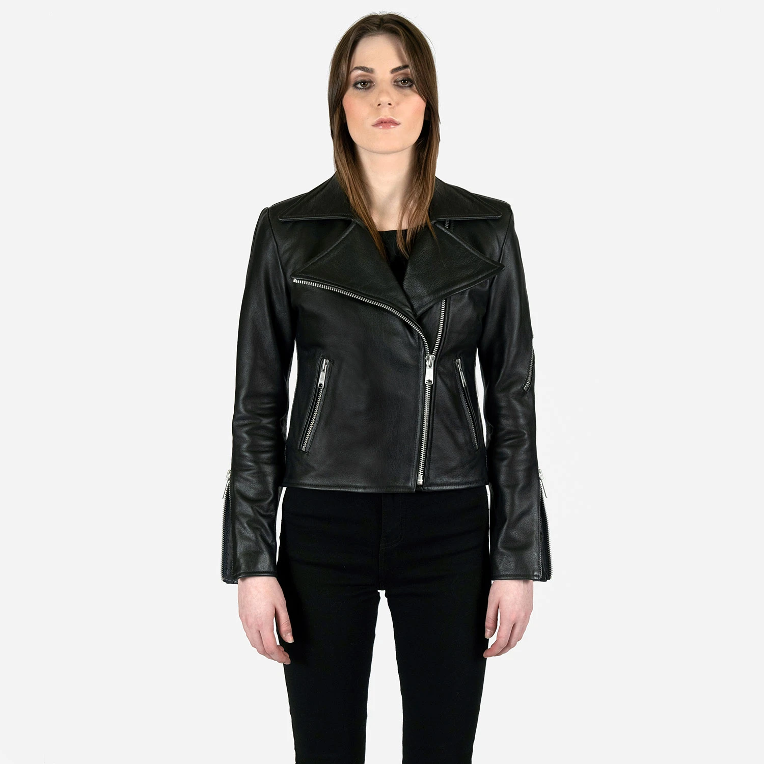Flash – Leather Jacket (Size XS, S, L, 2XL, 3XL) 3 Flash – Leather Jacket (Size XS, S, L, 2XL, 3XL) - Image 3