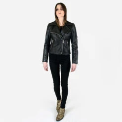 Flash – Leather Jacket (Size XS, S, L, 2XL, 3XL) 16 Flash – Leather Jacket (Size XS, S, L, 2XL, 3XL) -Straight To Hell fla w 7