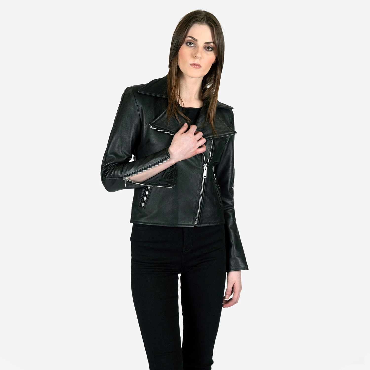 Flash – Leather Jacket (Size XS, S, L, 2XL, 3XL) 8 Flash – Leather Jacket (Size XS, S, L, 2XL, 3XL) - Image 8